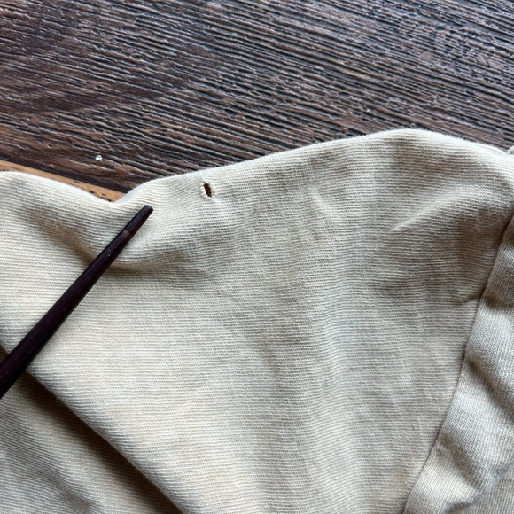 Men's Katin T-Shirt White Beige Logo M Huckberry Surf Beach Kanvas DISTRESSED - Picture 12 of 16